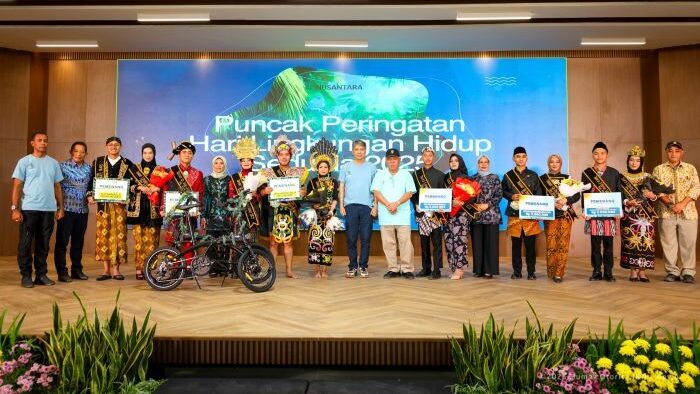 Puncak peringatan Hari Lingkungan Hidup Sedunia IKN 2025, Sabtu (21/6/2025), di Auditorium Gedung Kemenko 3, Nusantara. Foto: HO/Humas Otorita IKN