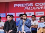 Ketua SC Piala Presiden 2025, Manuar Sirait dalam jumpa pers Piala Presiden 2025 di Jakarta (4/7/25). Foto: ANTARA/Rauf Adipati