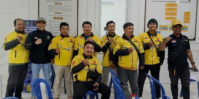 25 mitra pengemudi Maxim di Barong Tongkok mendapatkan kesempatan untuk mengikuti program pemeriksaan kesehatan gratis yang diselenggarakan oleh Polres Kutai Barat. Foto: HO/Maxim
