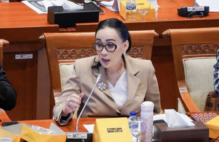 Anggota DPR RI Amelia Anggraini di kompleks parlemen, Jakarta.FOTO : ANTARA/HO-DPR.