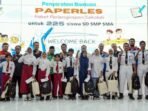 Bersama Baituzzakah Pertamina (Bazma) dan Badan Dakwah Islam (BDI) KPB, perusahaan menyalurkan bantuan perlengkapan sekolah kepada 225 pelajar di Kota Balikpapan. Foto: HO/KPB
