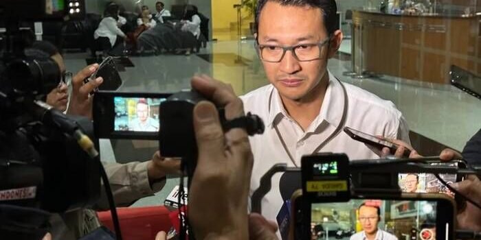 Juru Bicara Komisi Pemberantasan Korupsi Budi Prasetyo saat memberikan keterangan di Gedung Merah Putih KPK, Jakarta, Rabu (16/7/2025).Foto: ANTARA/Rio Feisal
