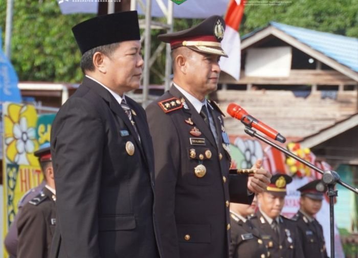 Peringatan HUT Bhayangkara ke-79 di Mahulu, Bupati: Sinergi Polri dan Pemda Jaga Stabilitas Daerah