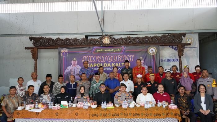 Jumat Curhat Polda Kaltim yang digelar di Sasana Krido Sapto Utama, Batakan, Pada Jumat (18/7/2025). Foto: HO/Humas Polda Kaltim