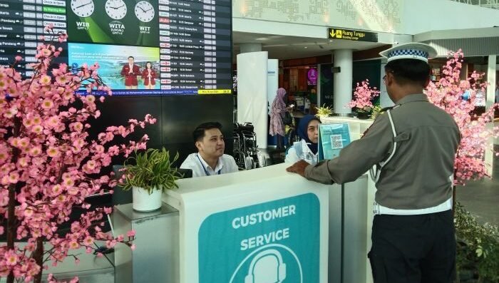 Polsek Kawasan Bandara Sepinggan Gelar Patroli dan KRYD di kawasan Bandara SAMS Sepinggan, pada Selasa (15/7/2025). Foto: HO/Humas Polresta Balikpapan
