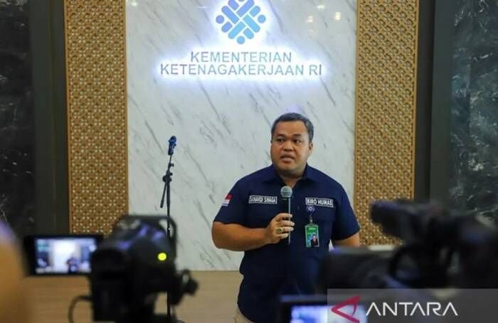 Kepala Biro Humas Kemnaker Sunardi Manampiar Sinaga. FOTO : ANTARA/HO-Kemnaker RI/am.