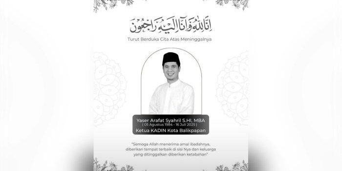 Ketua Kadin Kota Balikpapan sekaligus Wakil Ketua MPC Pemuda Pancasila Balikpapan, Yaser Arafat meninggal dunia pada usia 40 tahun, Rabu (16/7/2025) pagi. Foto: BorneoFlash/Ist