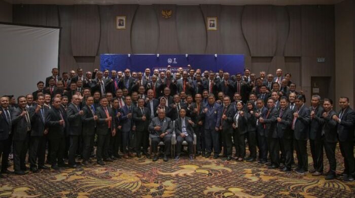 PSSI bersama I.League mengadakan kegiatan Match Commissioner Course Super League 2025/26 pada 28–30 Juli 2025 di Jakarta, Dalam rangka mempersiapkan kompetisi BRI Super League musim 2025/26. Foto: HO/ileague.id