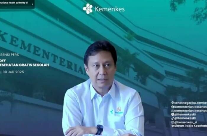 Tangkapan layar- Menteri Kesehatan Budi Gunadi Sadikin dalam konferensi pers di Jakarta, Kamis (31/7/202).FOTO : ANTARA/HO - YouTube Kementerian Kesehatan