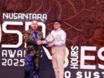 PT PLN (Persero) Unit Induk Distribusi Kaltimra meraih penghargaan tertinggi Platinum dalam ajang Nusantara CSR Awards 2025 untuk kategori Daur Ulang (Recycle). Foto: HO/ PLN UID Kaltimra