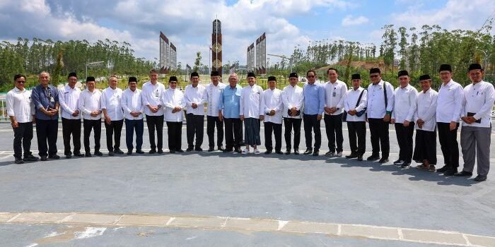 PWNU Kaltim saat mengunjungi kawasan IKN pada Rabu (23/07/2025). Foto: HO/Humas Otorita IKN