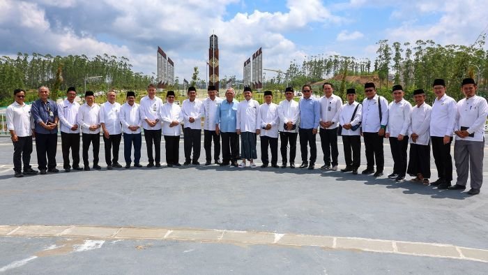 PWNU Kaltim saat mengunjungi kawasan IKN pada Rabu (23/07/2025). Foto: HO/Humas Otorita IKN