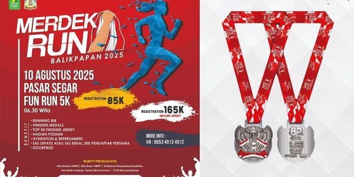 Pasar Segar mengadakan event lari Merdeka Run Balikpapan 2025 pada 10 Agustus 2025 mendatang. Foto: BorneoFlash/Ist