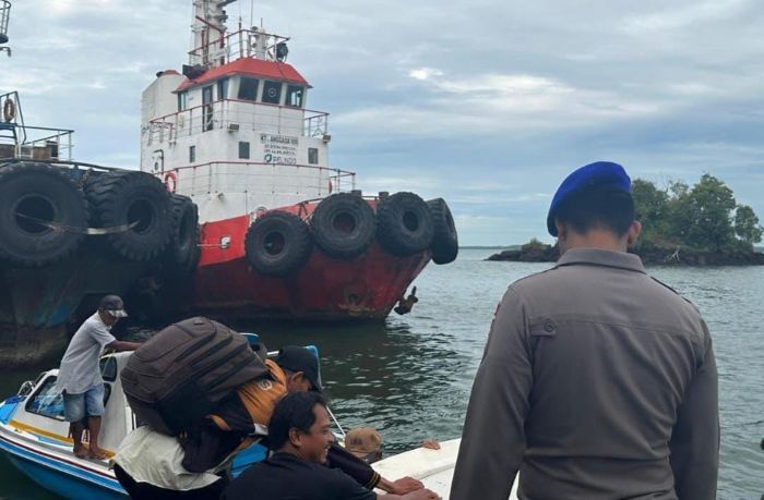 Waspada Cuaca Ekstrem, Polairud Polresta Balikpapan Gencarkan Patroli Laut dan Imbauan Keselamatan di Perairan