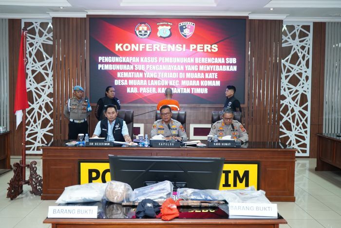Polda Kaltim Bongkar Motif Pembunuhan Berencana di Muara Komam