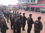 Polres Kutai Barat menggelar upacara peringatan HUT Bhayangkara ke-79 tahun 2025, di halaman Mako Polres Kutai Barat, Jalan Gajah Mada, Kecamatan Barong Tongkok, pada Selasa (1/7/2025). Foto: HO/Humas Polres Kutai Barat