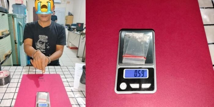 Polsek Balikpapan Selatan berhasil Ringkus Tersangka Pengedar Sabu dan Sita Barang Bukti. Foto: HO/Humas Polresta Balikpapan