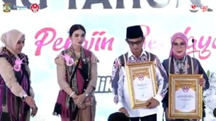 Puncak perayaan HUT ke-45 Dewan Kerajinan Nasional (Dekranas) di Balikpapan Sport and Convention Center (BSCC)/Dome Balikpapan, pada Selasa (9/7/2025). Foto: BorneoFlash/Ardian