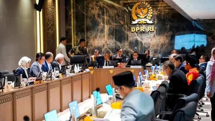 Rapat Badan Otorita IKN bersama DPR RI membahas pembangunan untuk Kawasan Legislatif dan Yudikatif. Foto: HO/Humas Otorita IKN