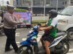Satlantas Polresta Balikpapan terus menggencarkan kegiatan sosialisasi dan edukasi Ops Patuh Mahakam 2025. Foto: HO/Humas Polresta Balikpapan
