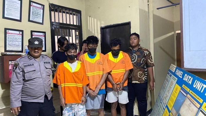 Tim Unit Reskrim Polsek Balikpapan Utara Berhasil Ciduk Tiga Pria dengan barang bukti sabu-sabu yang siap edar. Foto: HO/Humas Polresta Balikpapan