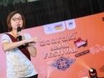 Wakil Menteri Ekonomi Kreatif Irene Umar menghadiri Festival Jamu di Epiwalk, Jakarta Selatan, Sabtu (26/07/2025). FOTO: ANTARA/HO Kementerian Ekonomi Kreatif