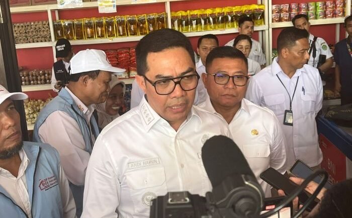 Wali Kota Samarinda, Andi Harun Saat Peluncuran serentak kelembagaan Koperasi Desa/Kelurahan Merah Putih digelar, pada Senin (21/7/2025). Foto: BorneoFlash/Nur Ainunnisa