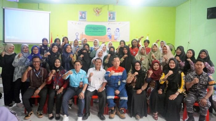 PT Pertamina EP (PEP) Bunyu Field bersama Pertamina Hulu Energi Nunukan Company (PHENC) menyelenggarakan program “Ketinting” dan “Buset” di Gedung BPU Desa Bunyu Barat. Foto: HO/PEP Bunyu Field