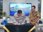Kapolda Kalimantan Timur Irjen Pol Endar Priantoro, S.H., S.I.K., C.F.E., M.H., melaksanakan penandatanganan persetujuan desain pembangunan Markas Komando Polrestabes Khusus IKN, pada Jumat (18/7/2025), pukul 10.00 WITA. Foto: HO/Humas Polda Kaltim
