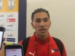 Javier Mariona, pemain timnas U-23 Filipina, menyatakan kebanggaannya karena mampu membuat timnya menyulitkan Indonesia saat kedua tim bertemu di SUGBK, Jakarta (18/7/2025). Foto: ANTARA/Zaro Ezza Syachniar