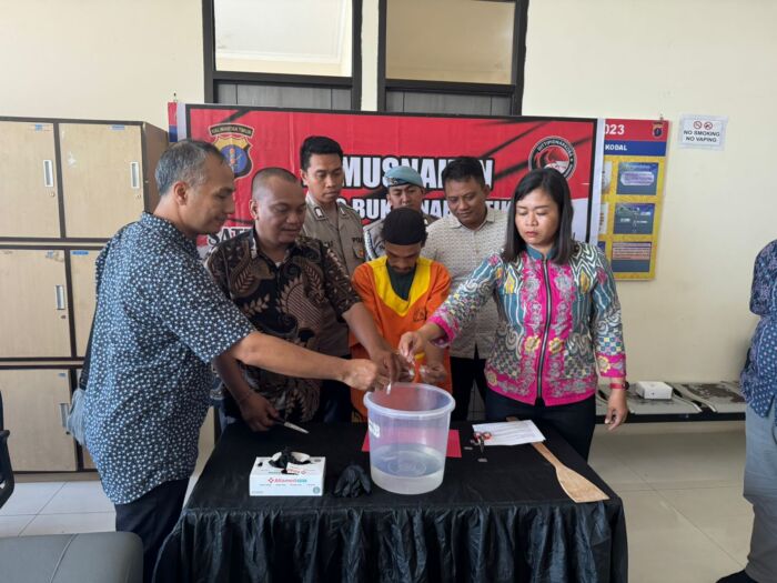 Polresta Balikpapan Musnahkan 5,28 Gram Sabu: Disaksikan Tersangka dan Instansi Terkait