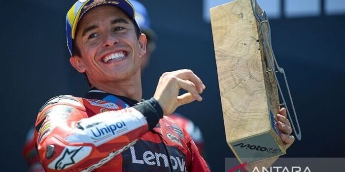 Marc Marquez, pembalap Moto GP yang bergabung dengan tim Ducati Lenovo. Foto: ANTARA/Xinhua/Stringer/aa.