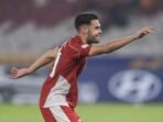 Jens Raven melakukan selebrasi setelah mencatatkan namanya sebagai pencetak gol ke gawang Brunei Darussalam di pertandingan ASEAN U-23 Championship Grup A di SUGBK (15/7/2025). Foto: ANTARA/Dhemas Reviyanto