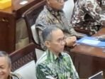 Mahendra Siregar, Ketua Dewan Komisioner OJK saat menghadiri Rapat Kerja Bersama Komisi XI DPR RI di Jakarat (22/8//2025). Foto: ANTARA/Aji Cakti