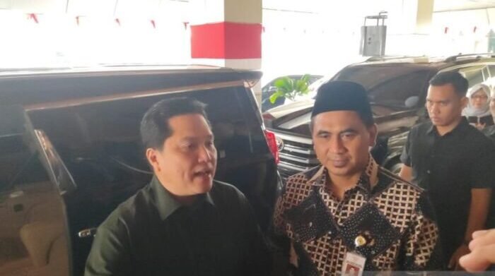 Erick Thohir, Ketua Umum PSSI. Foto: ANTARA/Zuhdiar Laeis
