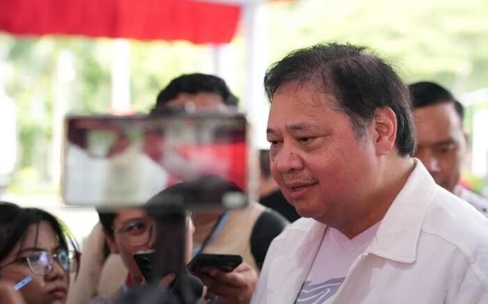 Menteri Koordinator Bidang Perekonomian Airlangga Hartarto di Jakarta, Sabtu (23/8/2025) FOTO : ANTARA/HO-Kementerian Koordinator Bidang Perekonomian