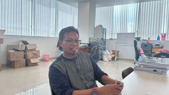 Analis Kebijakan Ahli Muda Pemberdayaan Pemuda Dispora Kaltim, Hasbar Mara. Foto: BorneoFlash/Nur Ainunnisa