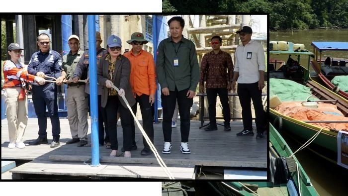 Bupati Mahulu yang pada kesempatan ini diwakili Plt. Asisten Bidang Perekonomian dan Pembangunan, Wenefrida Kayang melepas rombongan kegiatan Tour the Food ke Kecamatan Long Pahangai dan Long Apari pada 7–8 Agustus 2025. Foto: HO/Prokopim Mahulu.