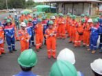 Direktur Pengembangan dan Produksi PT Pertamina Hulu Energi (PHE)  Mery Luciawaty, saat berkunjung ke Lapangan SPS, Kutai Kartanegara, Kalimantan Timur, pada 31 Juli lalu. Foto: HO/PHM