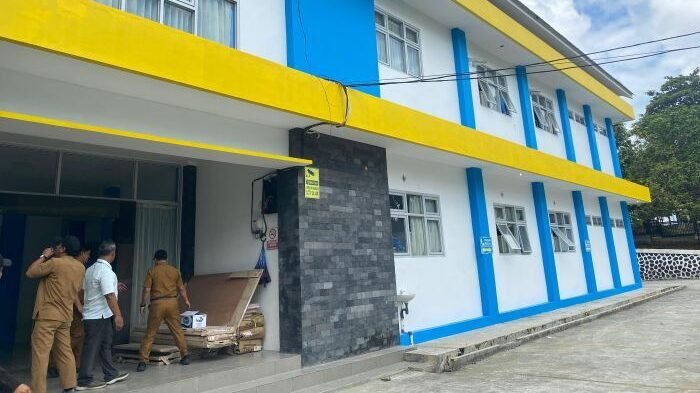 Gedung BPMP Kemendikdasmen Provinsi Kaltim di Samarinda yang menjadi lokasi sementara Sekolah Rakyat saat pelaksanaan MPLS pada 15 Agustus. Foto: BorneoFlash/Nur Ainunnisa