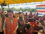 Wakil Presiden Gibran Rakabuming Raka meninjau layanan Cek Kesehatan Gratis di Desa Sepang Tokong, Kecamatan Toho, Kabupaten Mempawah, Kalimantan Barat, Sabtu (23/8/2025). FOTO : ANTARA/Mentari Dwi Gayati