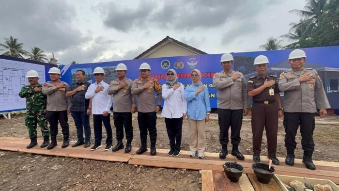 Groundbreaking pembangunan Satuan Pelayanan Pemenuhan Gizi (SPPG) di wilayah Balikpapan Timur, pada Rabu (6/8/2025). Foto: BorneoFlash/Niken Sulastri
