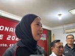Megawati Hangestri, Kapten timnas voli putri Indonesia, dalam acara pelepasan timnas putri Indonesia menuju SEA V League 2025 di Bogor (29/7/2025). Foto: ANTARA/Fajar Satriyo