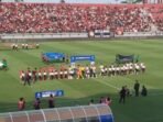 Bali United bermain melawan Persik Kediri dengan hasil 1-1 di Stadion Kapten I Wayan Dipta, Bali. Foto: ANTARA/Dewa Ketut Sudiarta Wiguna