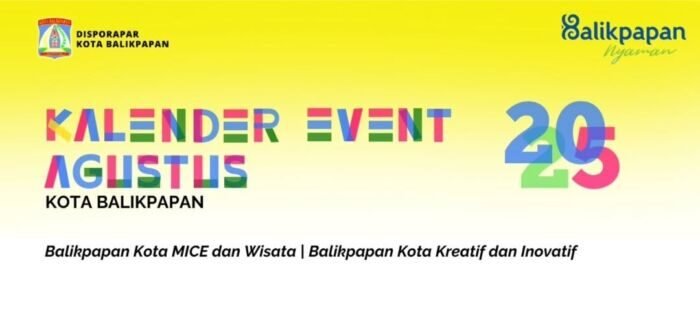 Disporapar kembali meluncurkan Kalender Event Agustus yang akan hadir selama satu bulan penuh di bulan Agustus, dengan berbagai rangkaian acara menarik telah disiapkan untuk memeriahkan bulan kemerdekaan ini. Foto: Instagram/disporapar_balikpapan