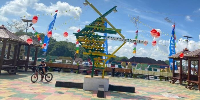 Kampung Ketupat di Kelurahan Masjid, Samarinda Seberang. Foto: BorneoFlash/Nur Ainunnisa