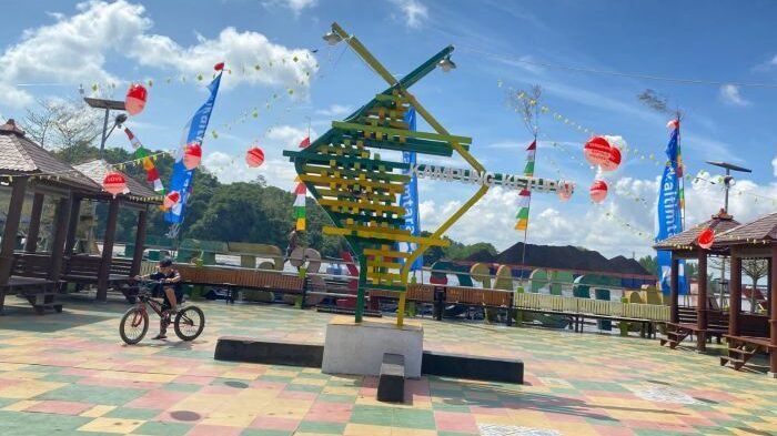 Kampung Ketupat di Kelurahan Masjid, Samarinda Seberang. Foto: BorneoFlash/Nur Ainunnisa