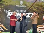 Kepala Otorita IKN, Basuki Hadimuljono, saat acara penutupan Festival Sumpit Nusantara 2025 di Kawasan IKN pada Sabtu (2/8/2025). Foto: HO/Humas Otorita IKN