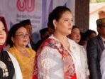 Ketua DPRD Mahulu, Devung Paran saat menghadiri upacara HUT ke-80 Kemerdekaan Republik Indonesia di Lapangan Alun-Alun Ujoh Bilang, pada Minggu (17/8/2025). Foto: HO/DPRD Mahulu