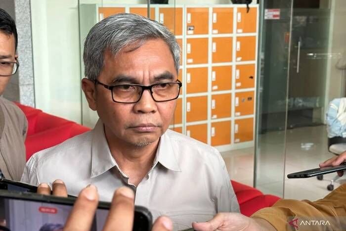 Ketua Komisi Pemberantasan Korupsi Setyo Budiyanto saat memberikan keterangan di Gedung Merah Putih KPK, Jakarta, Kamis (31/7/2025). FOTO: ANTARA/Rio Feisal